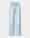 Rag & Bone Miramar High Rise Wide Leg Jeans In Noosa In Blue