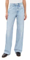 Rag & Bone Miramar High Rise Wide Leg Jeans In Noosa In Blue