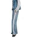 Rag & Bone Miramar Terry Pull On Wide Leg Sweatpant Jeans In Sport In Blue