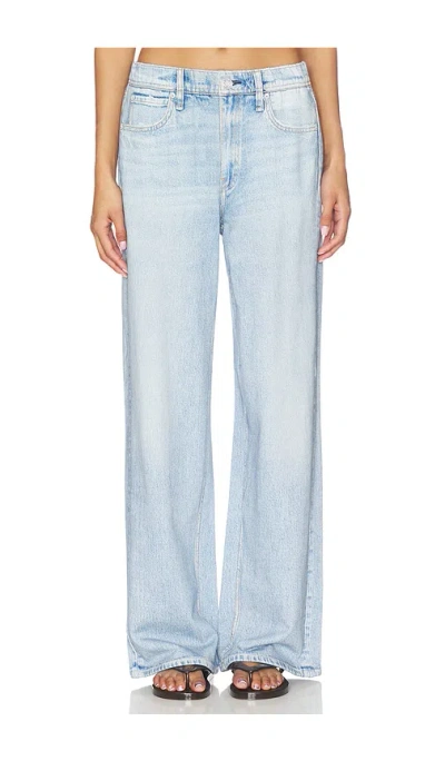 Rag & Bone Miramar Terry Pullon Wide Leg In Blue