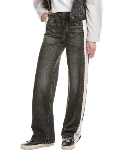 Rag & Bone Miramar Terry Pull-on Wide Leg Pant In Gray