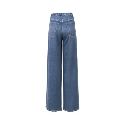 Rag & Bone Miramar Terry Sofie Full Length Pants In Blue