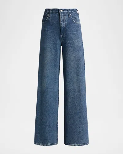 Rag & Bone Miramar Terry Sofie Jeans In Blue