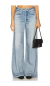 Rag & Bone Miramar Terry Sofie Wide Pant In Blue