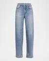 Rag & Bone Miramar Low-rise Wide-leg Jeans In Blue