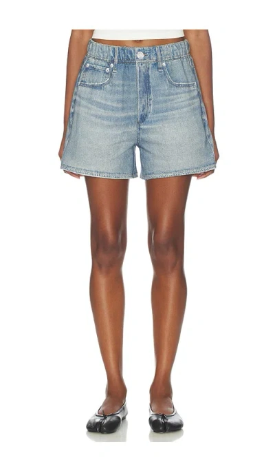 Rag & Bone Miramar Terry Walking Shorts In Blue