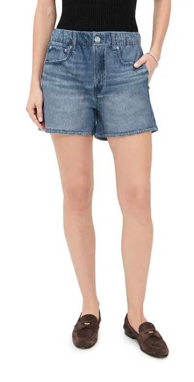 Rag & Bone Miramar Terry Walking Shorts Morse In Blue