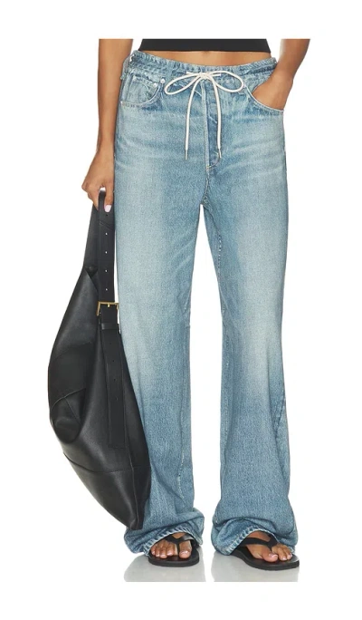 Rag & Bone Miramar Terry Wide Pant In Ellis