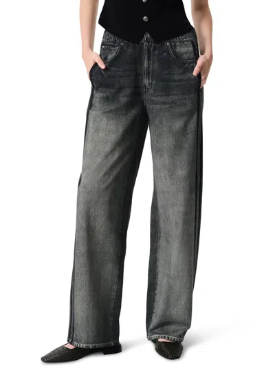 Rag & Bone Miramar Track Pants In Washed Black