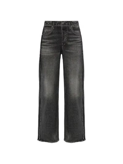 Rag & Bone Black Miramar Wide-leg Track Pants