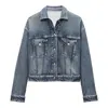 Rag & Bone Boxy Denim Jacket In Blue