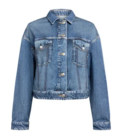 Rag & Bone Miramar Trucker Jacket In Blue