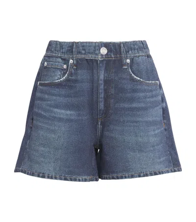 Rag & Bone Miramar Walking Shorts In Blue
