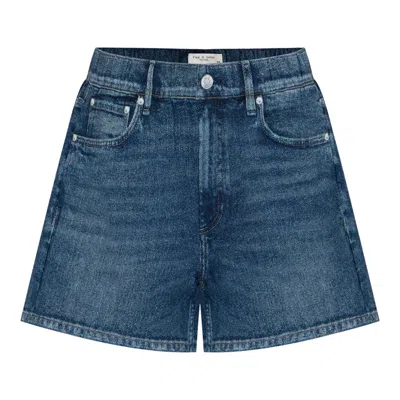 Rag & Bone Miramar Walking Shorts In Blue