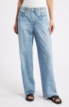 Rag & Bone Miramar Wide Leg Cotton Terry Sweatpant Jeans In Blue