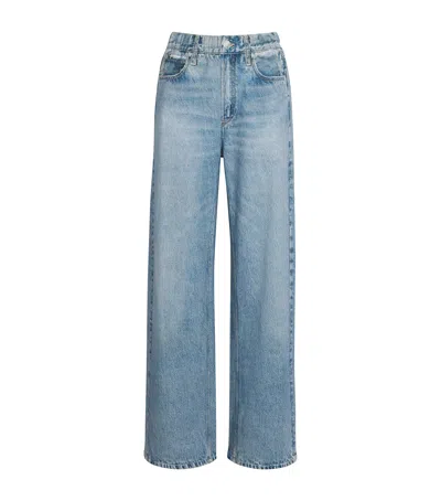 Rag & Bone Miramar Wide-leg Jeans In Blue