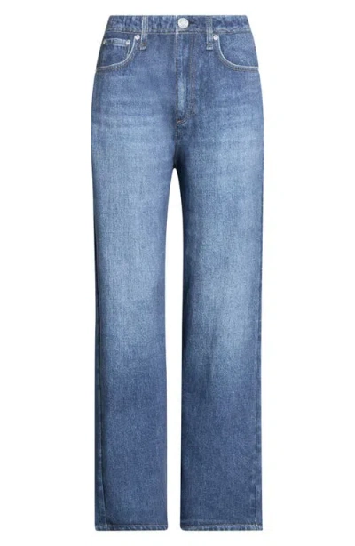 Rag & Bone Miramar Wide Leg Pull On Pants In Blue