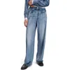 Rag & Bone Miramar Wide Leg Pull-on Jeans In Blue
