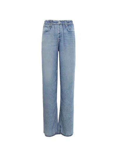 Rag & Bone Miramar Wide-leg Jeans In Blue
