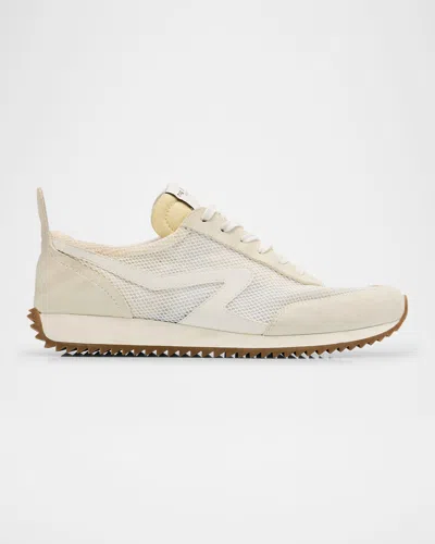 Rag & Bone Mixed Leather Retro Runner Sneakers In Multi