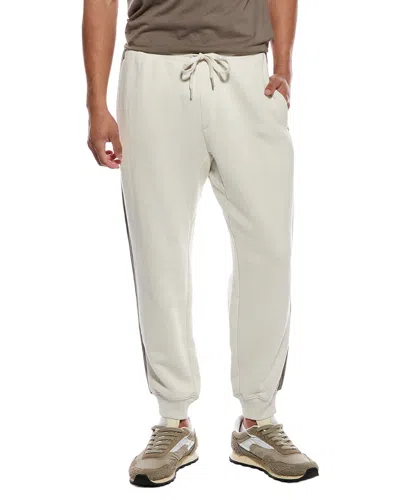 Rag & Bone Mixed Media Jogger In Burgundy