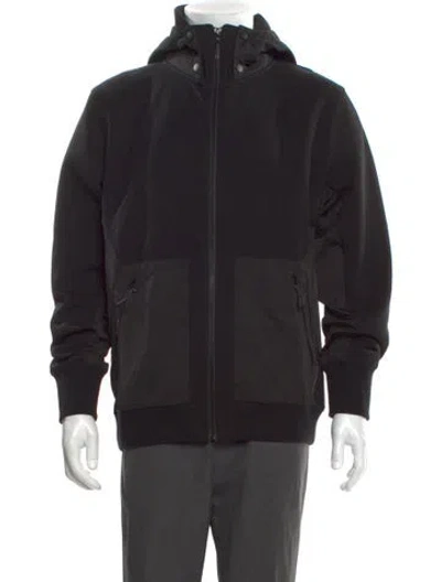 Pre-owned Rag & Bone Mock Neck Long Sleeve Hoodie W/ Tags In Black