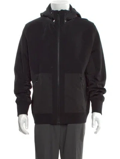 Pre-owned Rag & Bone Mock Neck Long Sleeve Hoodie W/ Tags In Black