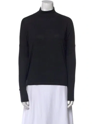 Pre-owned Rag & Bone Mock Neck Sweater In Black