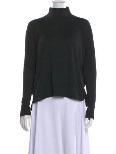 Pre-owned Rag & Bone Mock Neck Sweater In Black