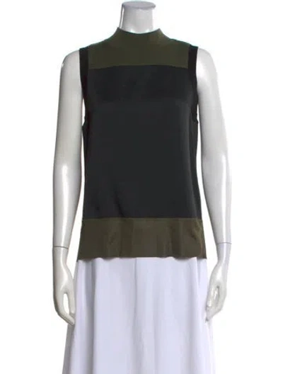 Pre-owned Rag & Bone Mock Neck Sweater In Black