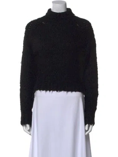 Pre-owned Rag & Bone Mock Neck Sweater In Blue