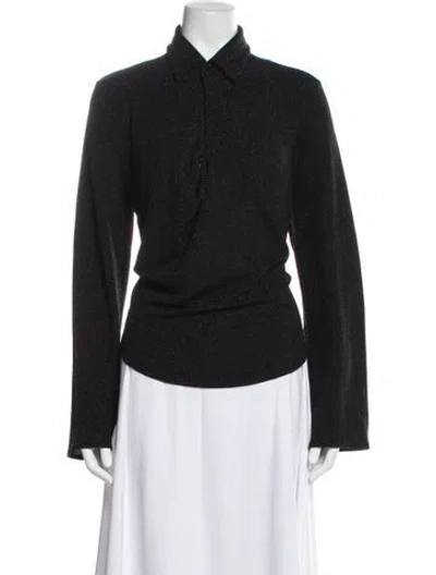 Pre-owned Rag & Bone Mock Neck Sweater In Gray