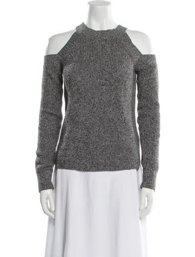 Pre-owned Rag & Bone Mock Neck Sweater In Gray