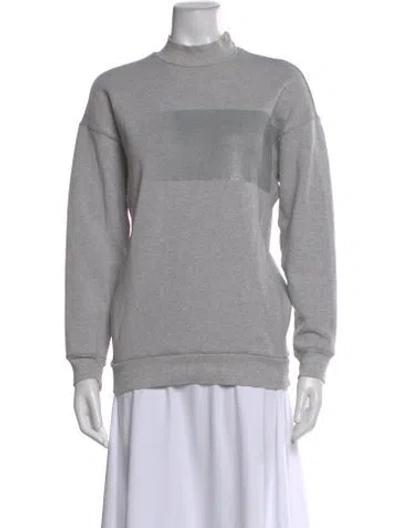 Pre-owned Rag & Bone Mock Neck Sweater In Gray