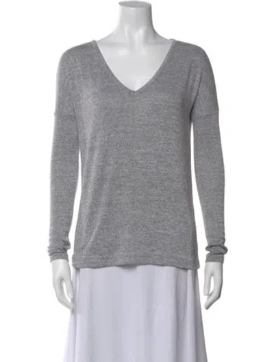 Pre-owned Rag & Bone Mock Neck Sweater In Gray