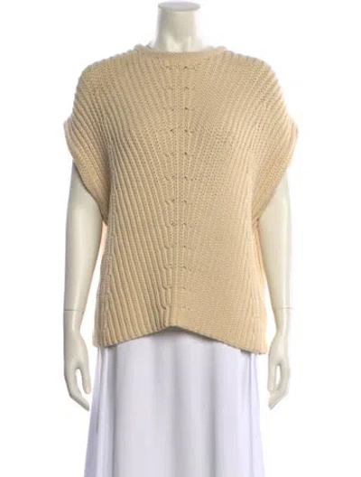 Pre-owned Rag & Bone Mock Neck Sweater In Neutral