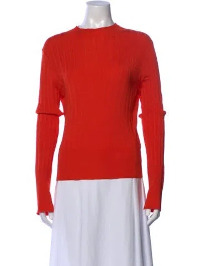 Pre-owned Rag & Bone Mock Neck Sweater In Orange