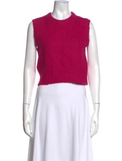 Pre-owned Rag & Bone Mock Neck Sweater In Pink