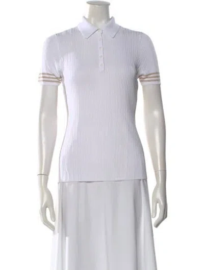 Pre-owned Rag & Bone Mock Neck Sweater In White