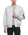 Rag & Bone Modified Manston Bomber Jacket In Gray