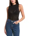 Rag & Bone Carson Pointelle-knit Cotton And Cashmere-blend Vest In Black