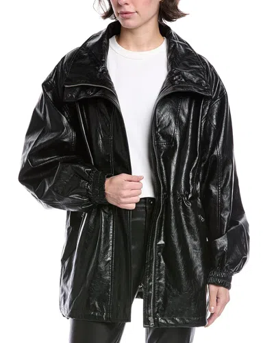 Rag & Bone Monica Foil Jacket In Black