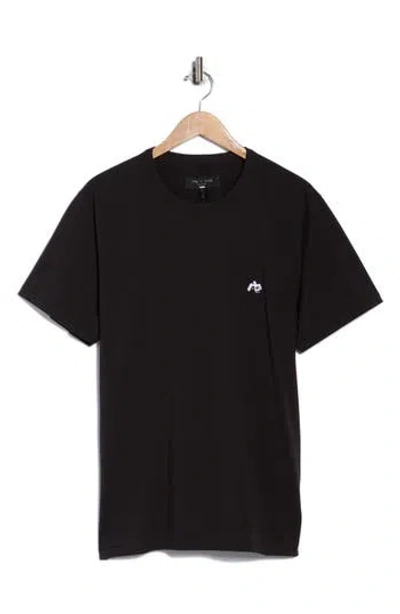 Rag & Bone Monster T-shirt In Black