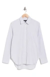 Rag & Bone Monty Oversize Button-up Shirt In White