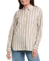 Rag & Bone Monty Stripe T-shirt In Multi