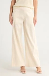 Rag & Bone Morgan Linen Blend Pants In White