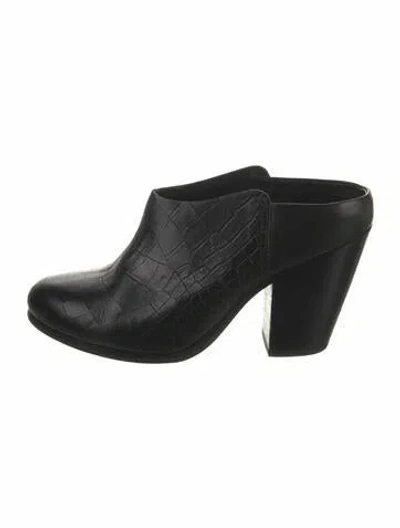 Pre-owned Rag & Bone Mules In Black
