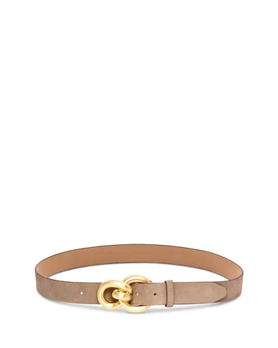Rag & Bone Nara Women's Suede Belt In Brown