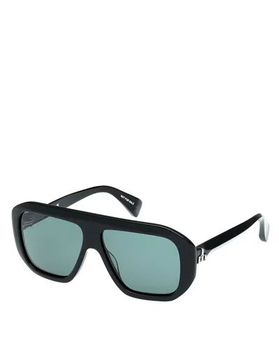 Rag & Bone Navigator Sunglasses, 56mm In Black
