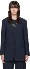 Rag & Bone Navy & White Charles Blazer In Salstrp